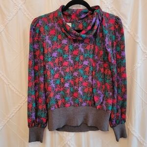Vintage Piat LTD Silk Blouse Size 10